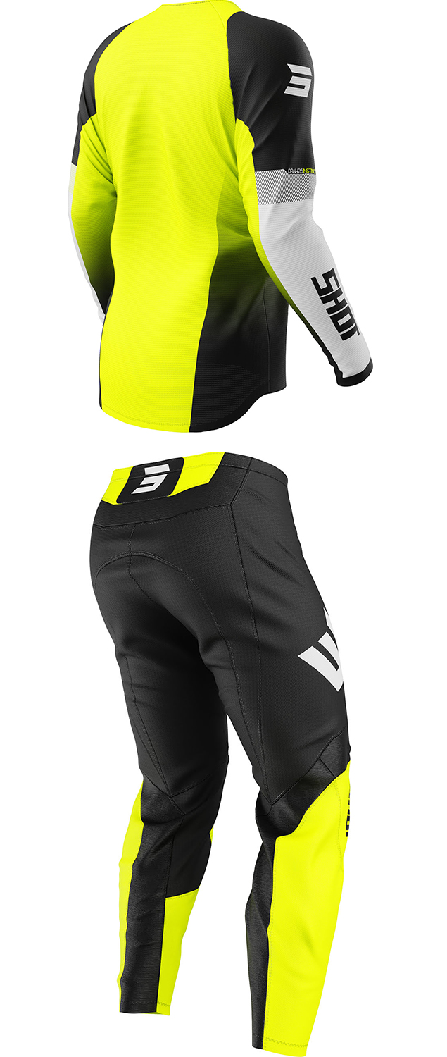 Jersey DRAW INSTINCT Neon Yellow SHOT 