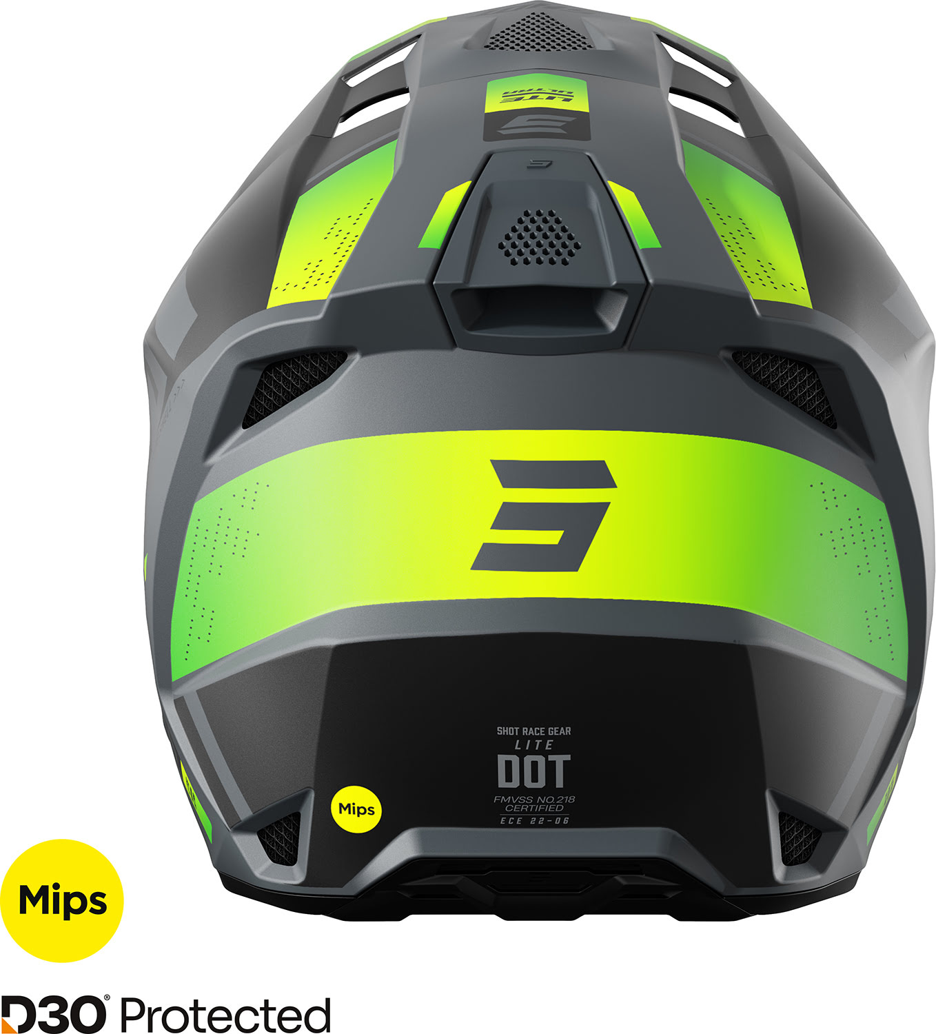 Helmet LITE ULTRA Neon Yellow / Glitter Matt SHOT 