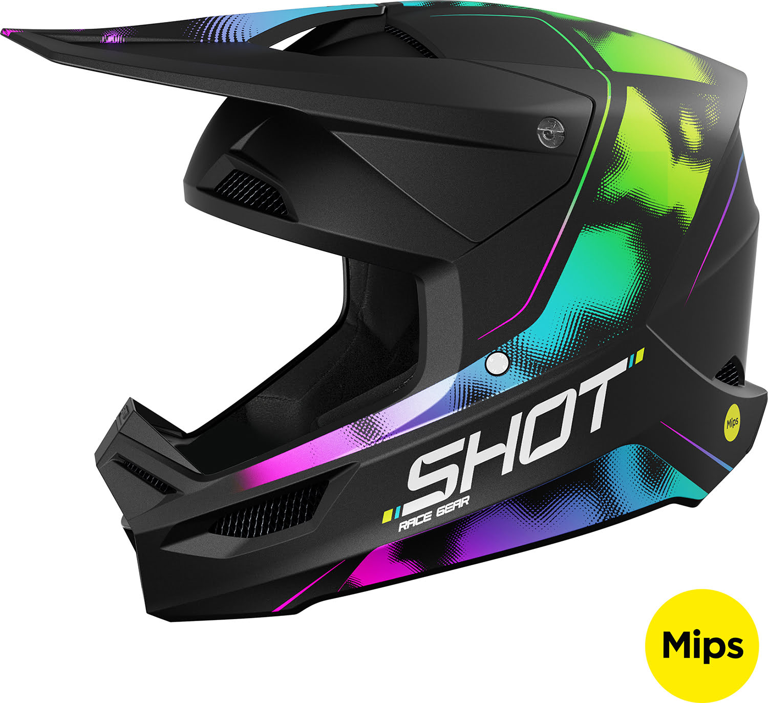 Capacete RACE NITRO Preto Mate SHOT 