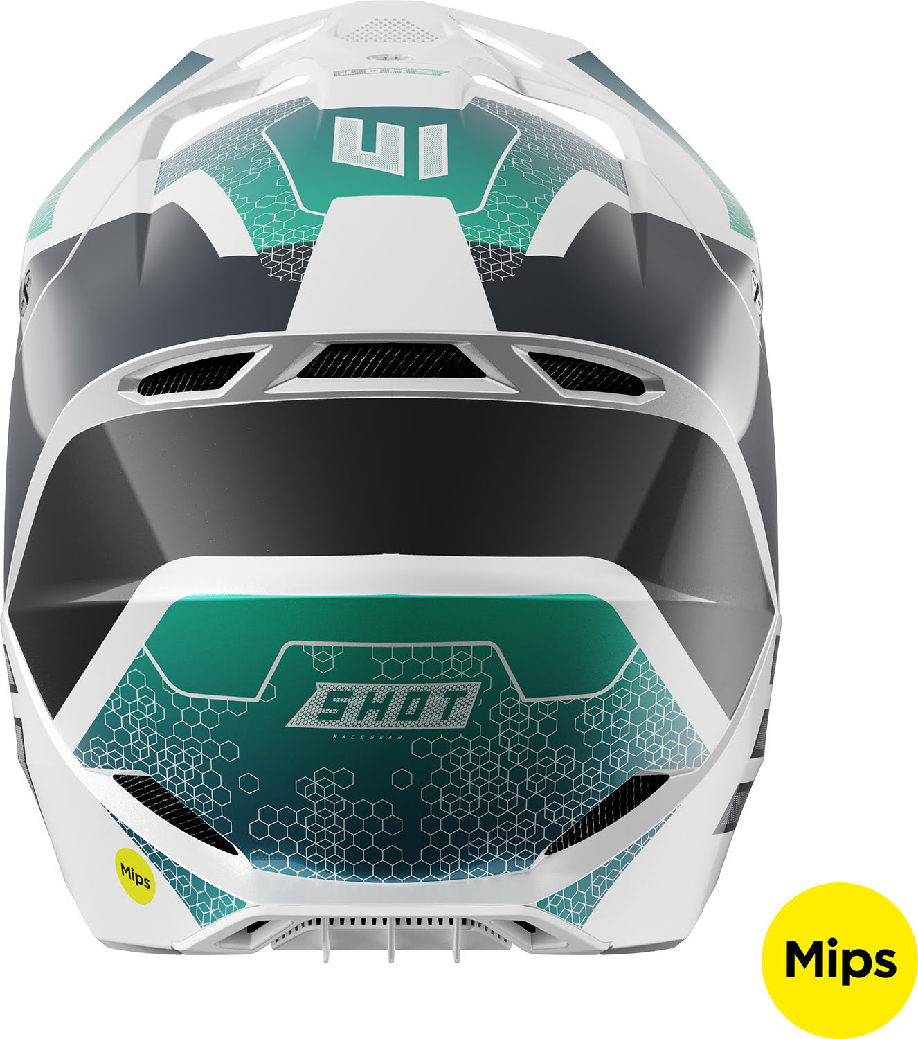 Helmet RACE PHASER Blue / Turquoise Pearly SHOT 