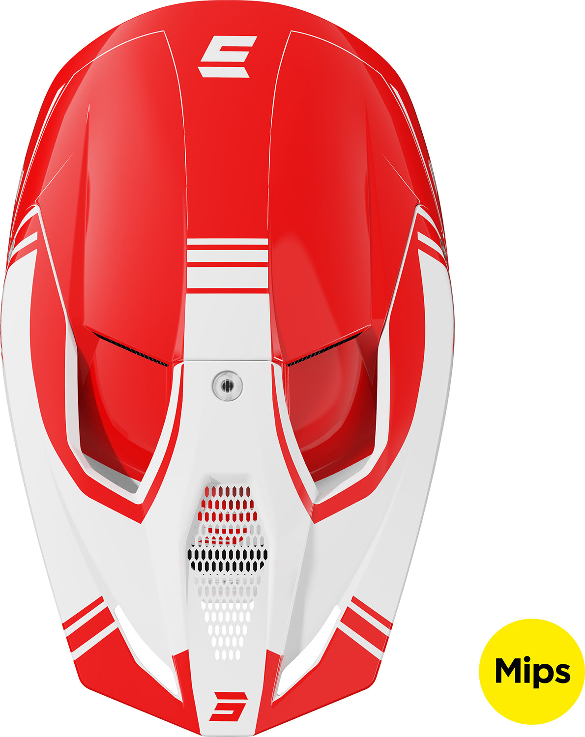 Capacete RACE SPRINT Vermelho Brilho SHOT 