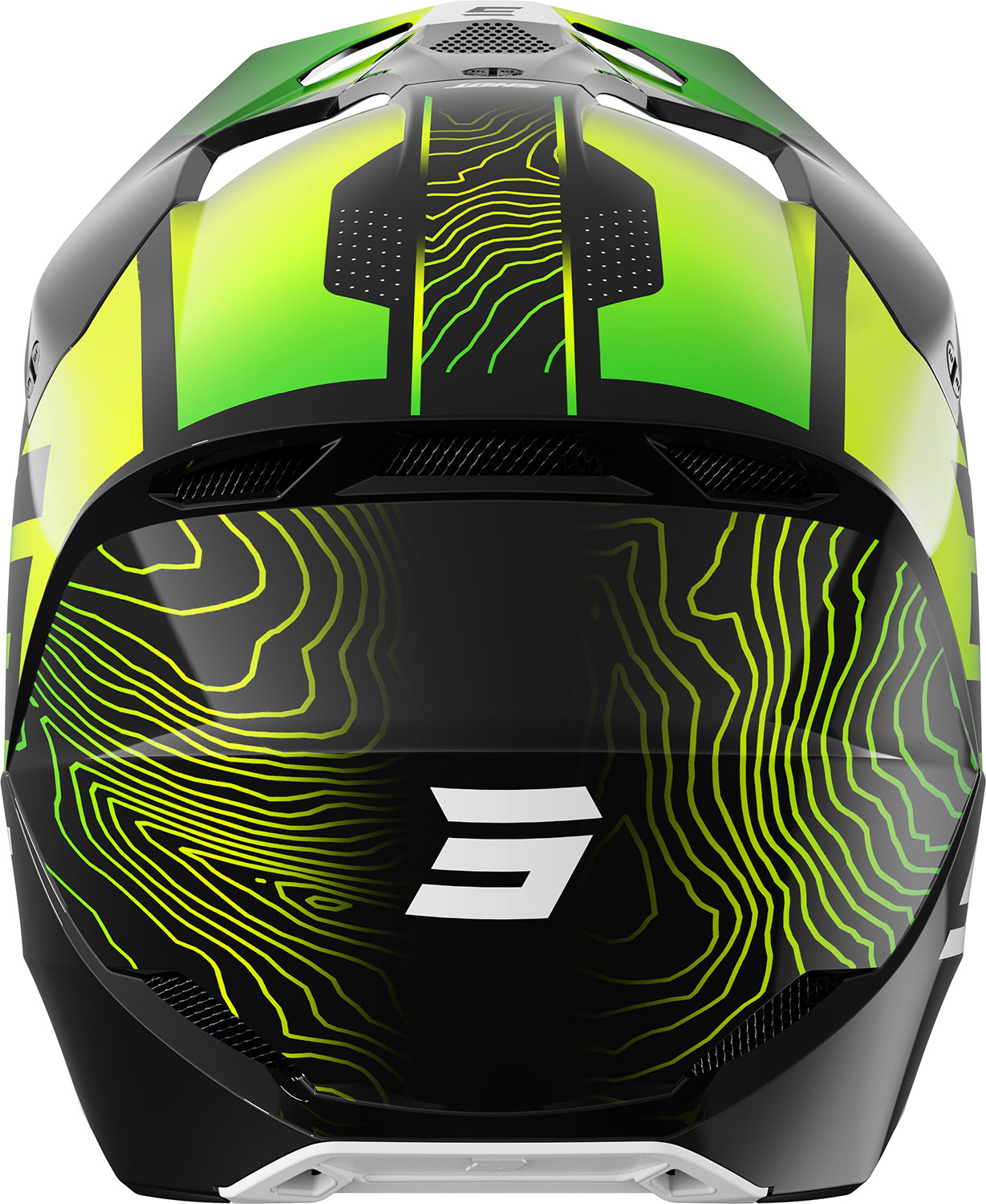 Helmet FURIOUS APEX Neon Yellow Glossy SHOT 
