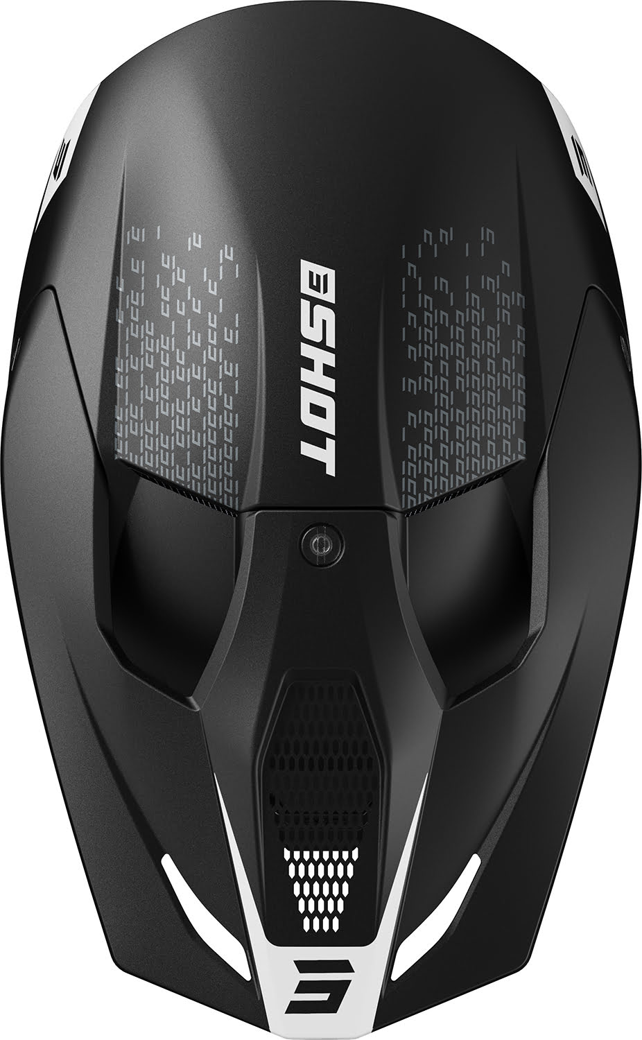 Capacete FURIOUS DRAW Branco Mate SHOT 