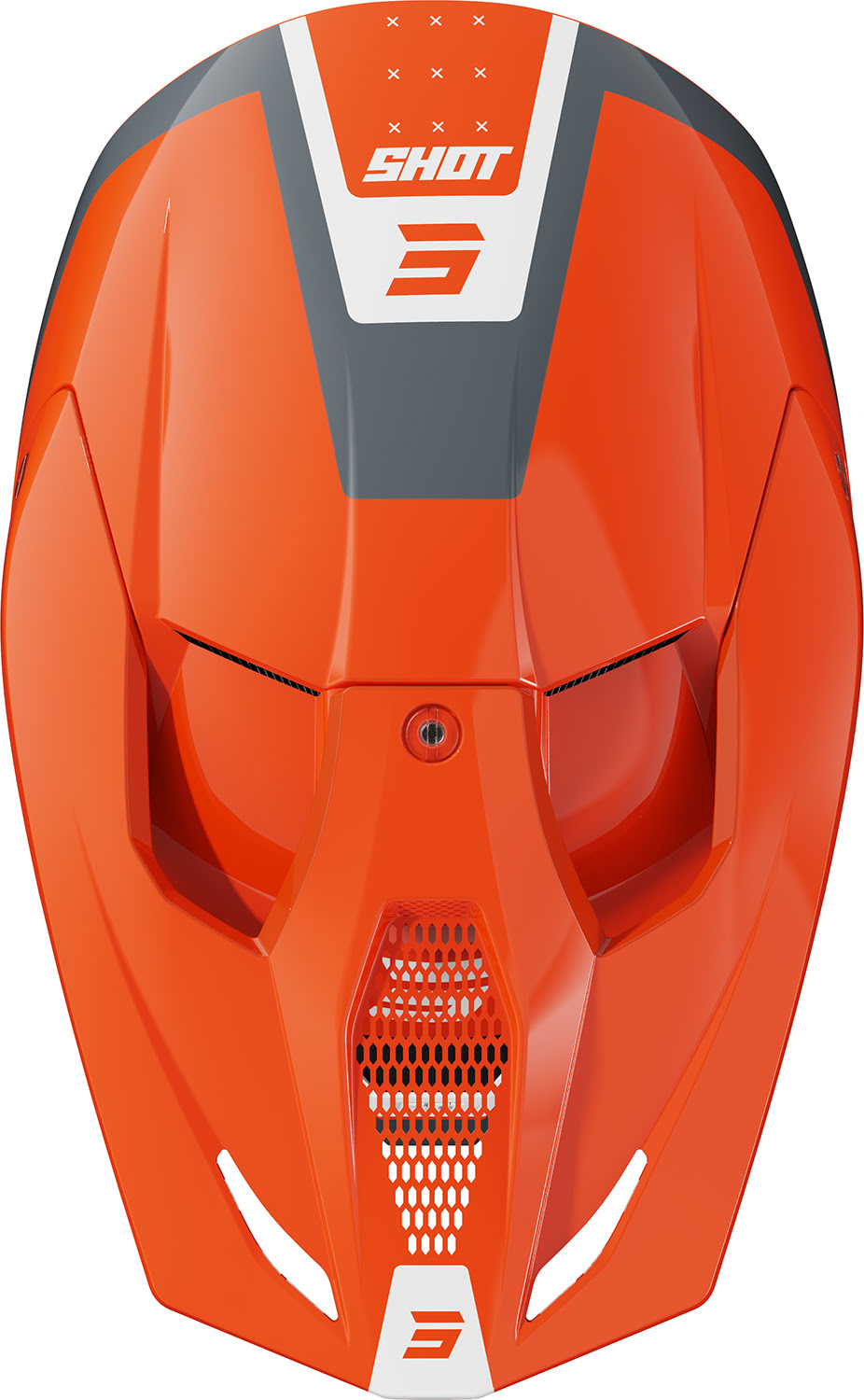 Helmet FURIOUS LEAGUE Orange Glossy SHOT 