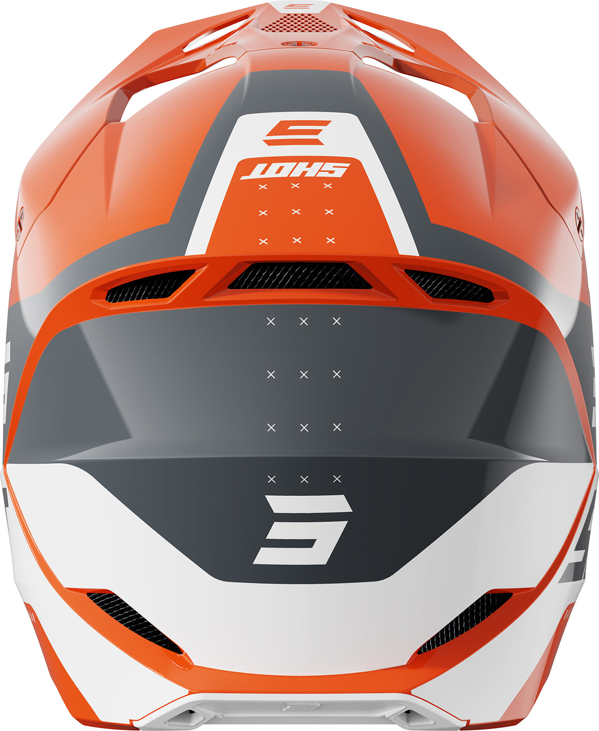 Helmet FURIOUS LEAGUE Orange Glossy SHOT 