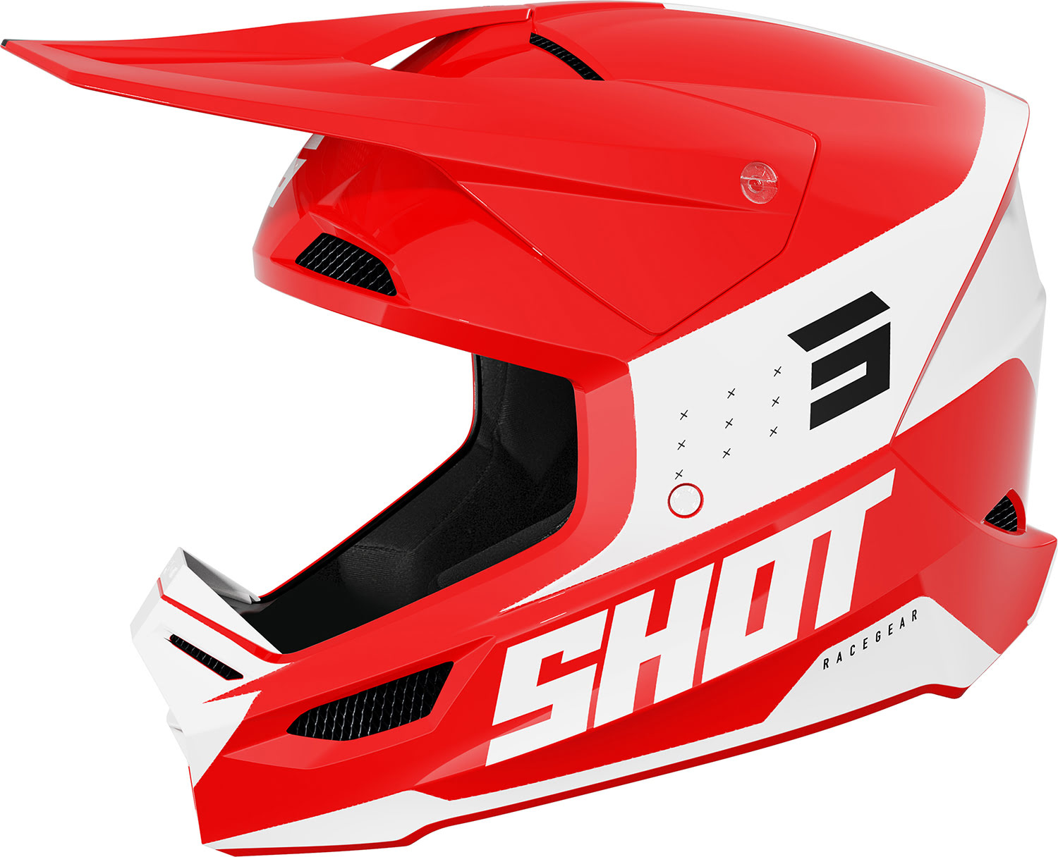 Capacete FURIOUS LEAGUE Vermelho Brilho SHOT 