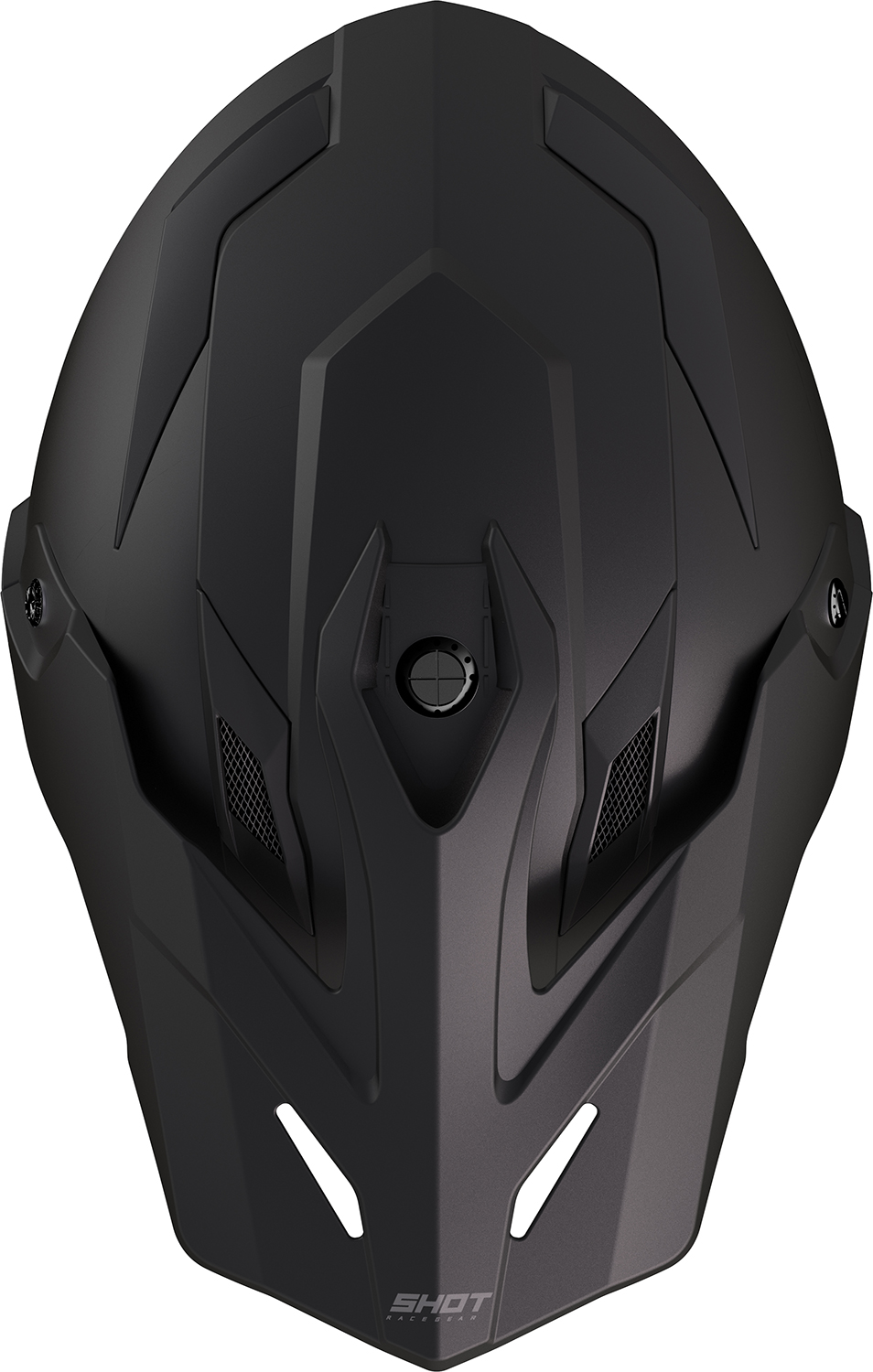 Helmet w / Visor TREK SOLID Black Matt SHOT 