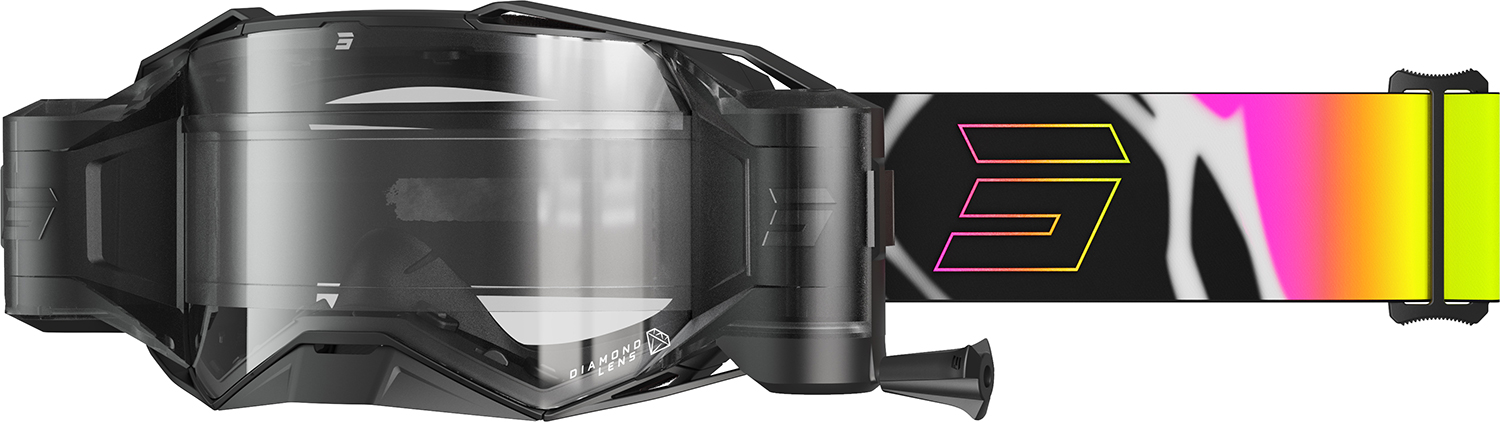 Oculos C / Roll-off LITE DEVIL Pretos Mate SHOT 