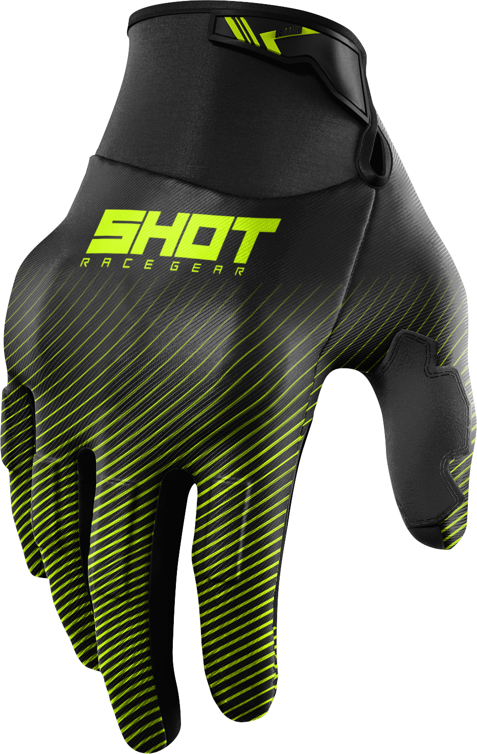 Gloves DRIFT RIM Neon Yellow SHOT 