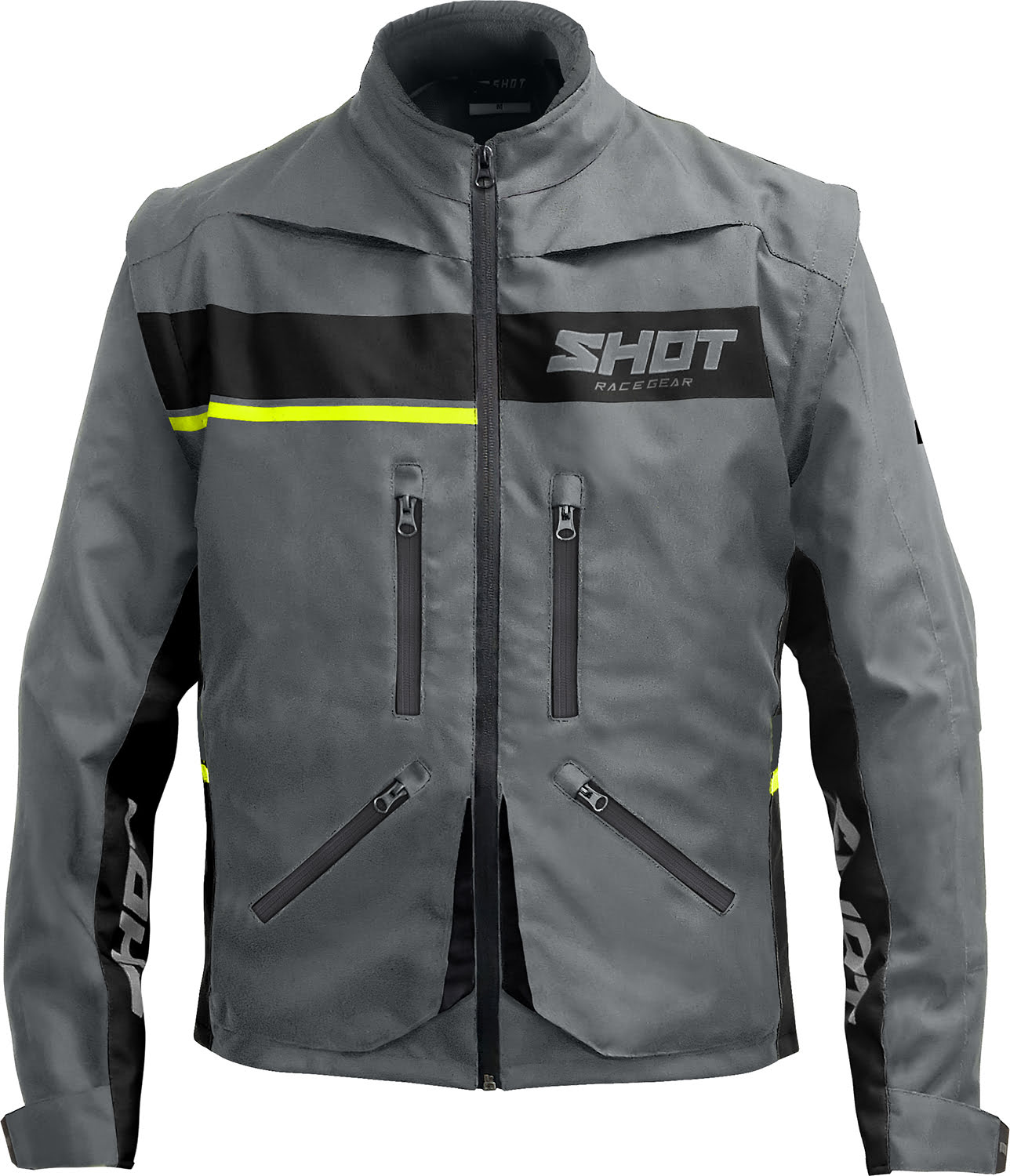 Jacket CONTACT ASSAULT 2.0 Grey / Neon Yellow SHOT 