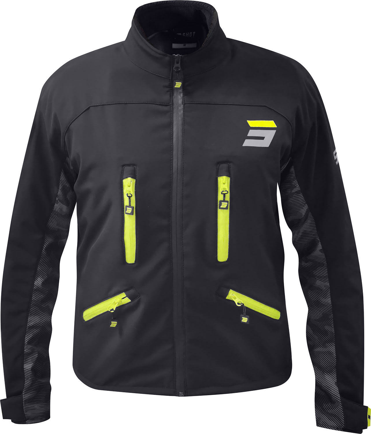 Jacket CLIMATIC Black / Neon Yellow SHOT 