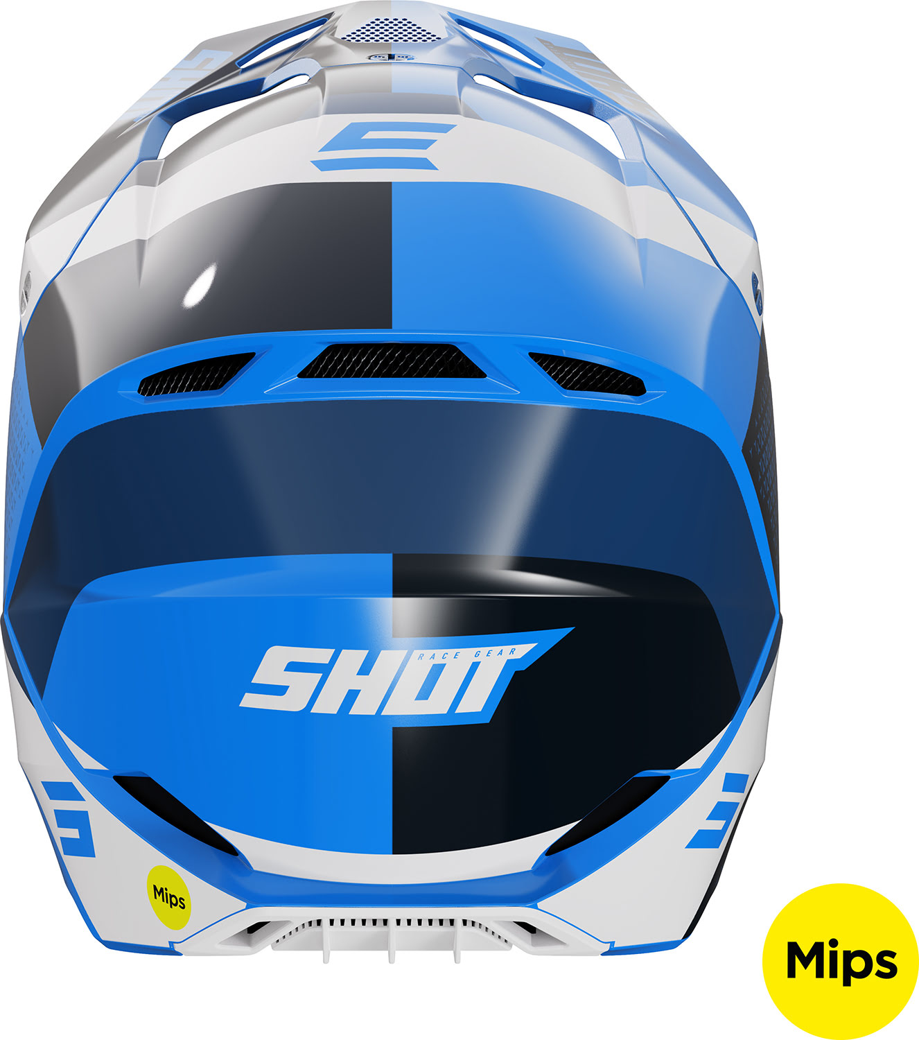 Helmet RACE RIDGE Blue Glossy SHOT 