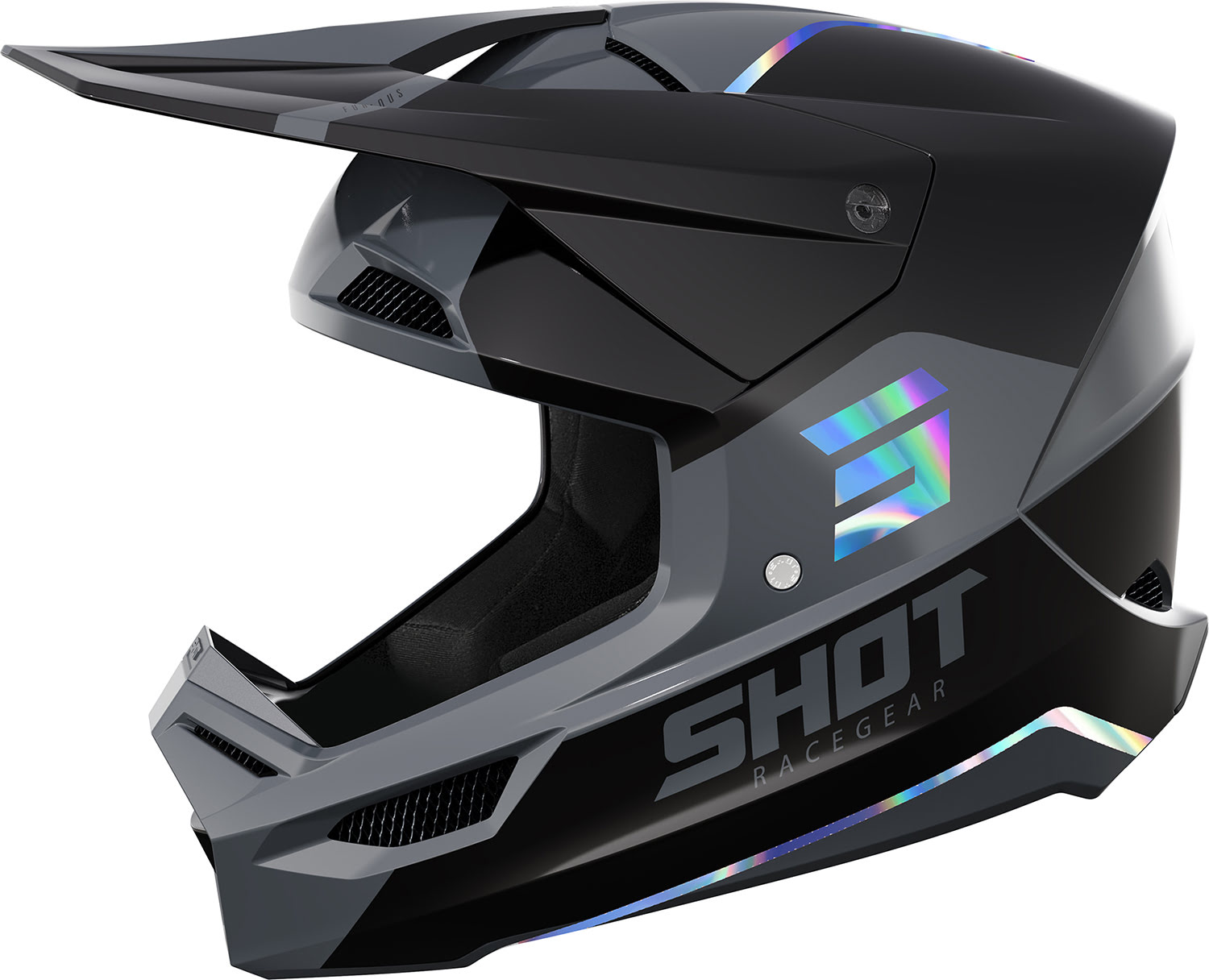 Helmet FURIOUS BOLT Holographic Glossy SHOT 