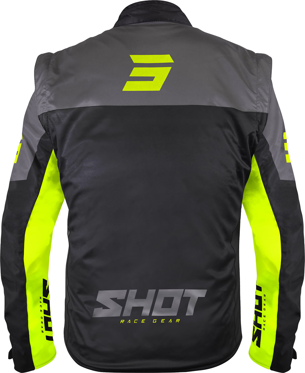 Jacket SOFTSHELL LITE 3.0 Black / Neon Yellow SHOT 