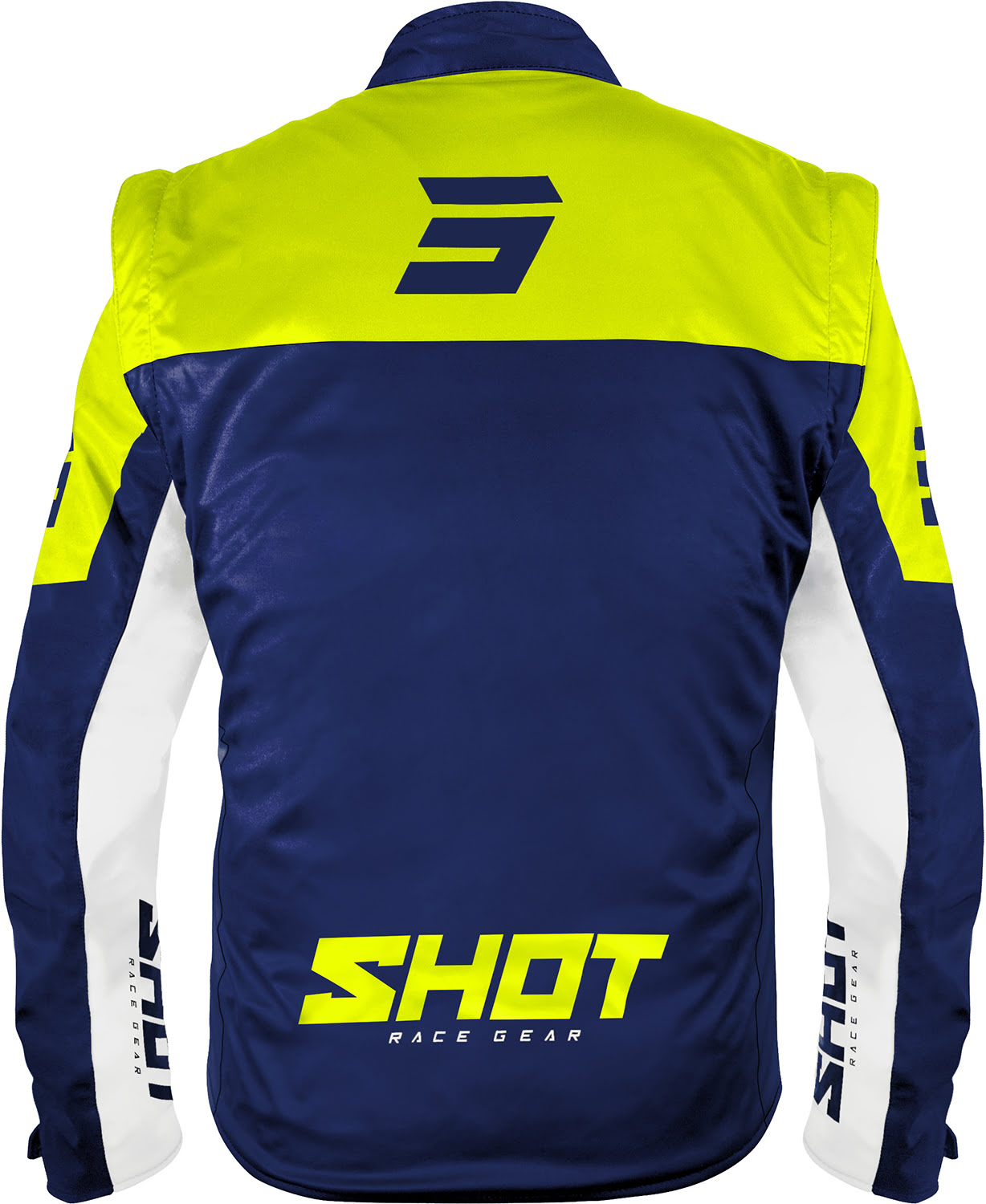 Jacket SOFTSHELL LITE 3.0 Navy / Neon Yellow SHOT 