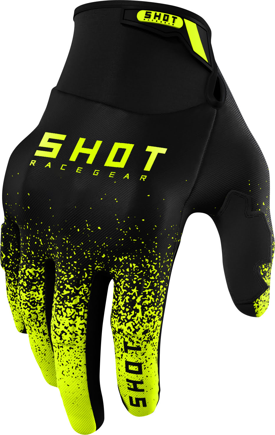 Gloves DRIFT EDGE Neon Yellow SHOT 