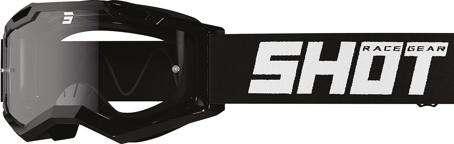 GOGGLES ASSAULT 2.0 SOLID BLACK GLOSSY SHOT 
