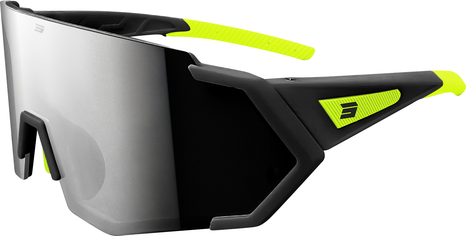 Oculos Sol Bicicleta RETINA Amarelos neon SHOT 