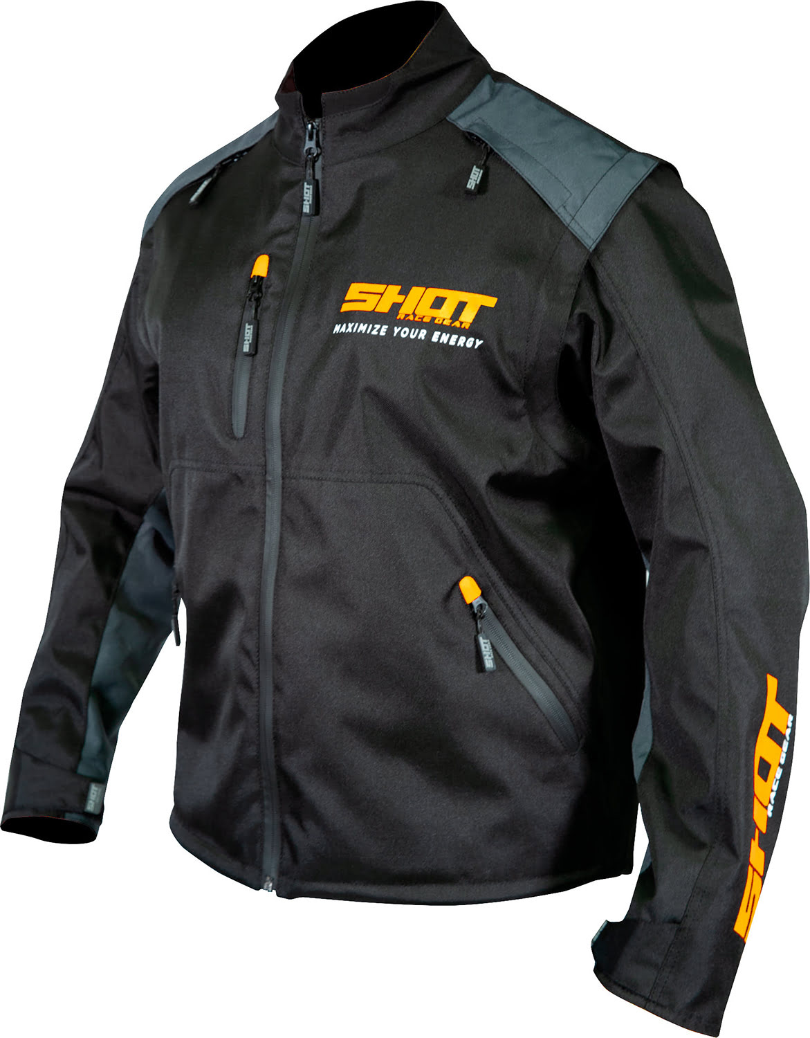 Jacket CONTACT ASSAULT BLACK / NEON ORANGE SHOT 