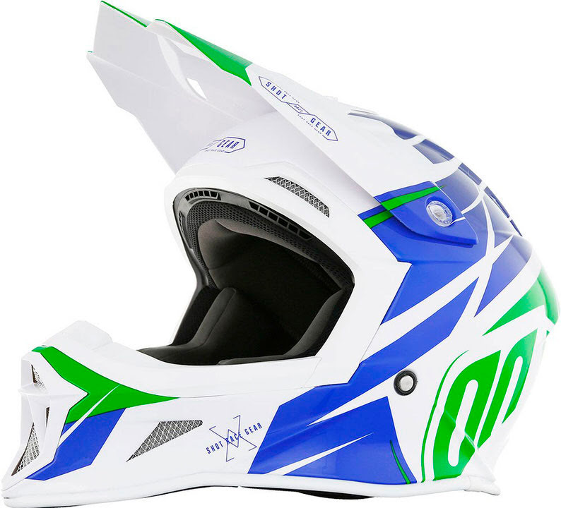 Helmet STRIKER EXOD BLUE / GREEN SHOT 