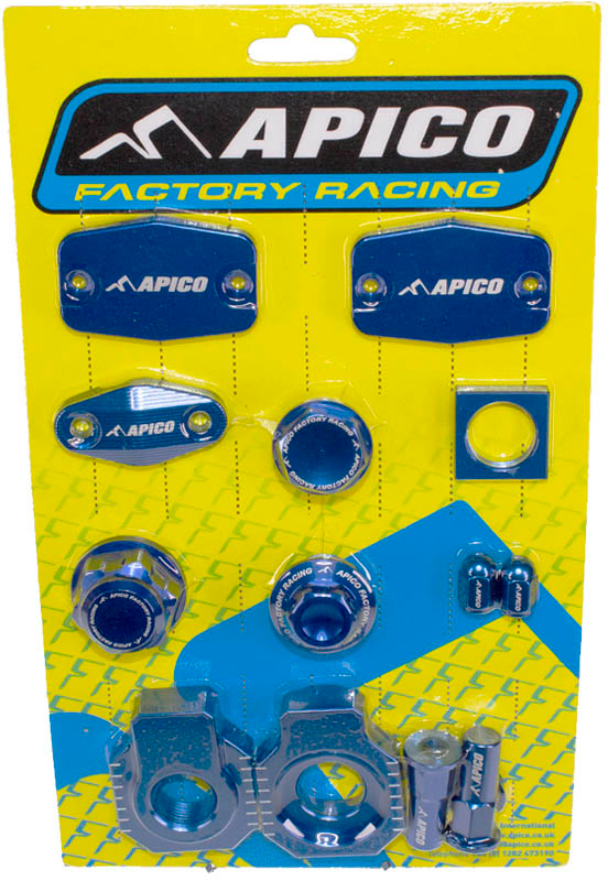 Kit peças anodizadas Azuis APICO 