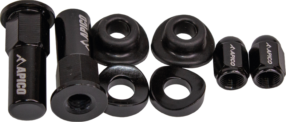 Kit Peças Anodizadas para Rodas Pretas APICO 