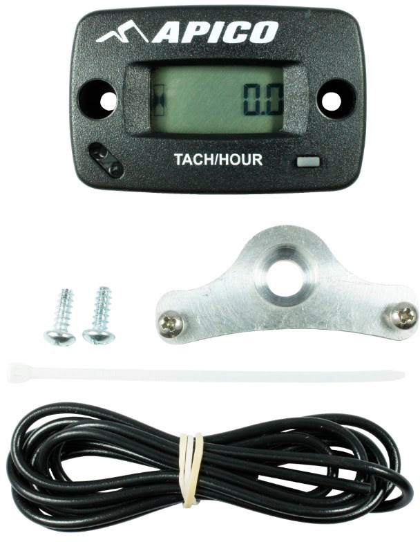 HOUR / TACH METER INCLUDING BRACKET APICO 