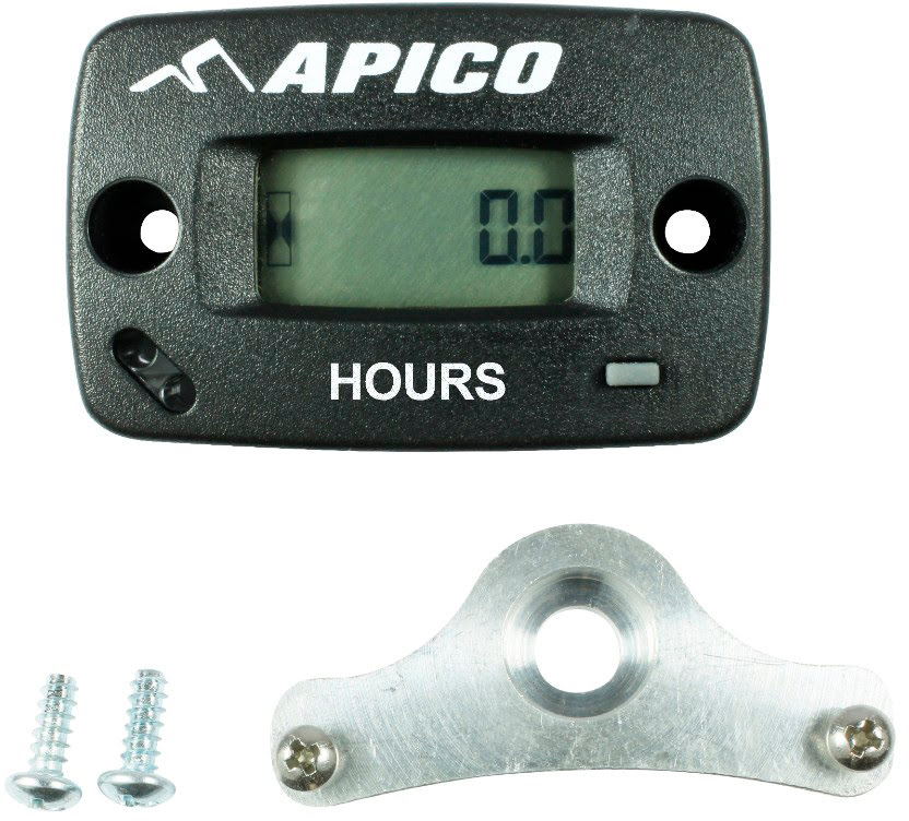 HOUR METER WIRELESS INCLUDING BRACKET APICO 