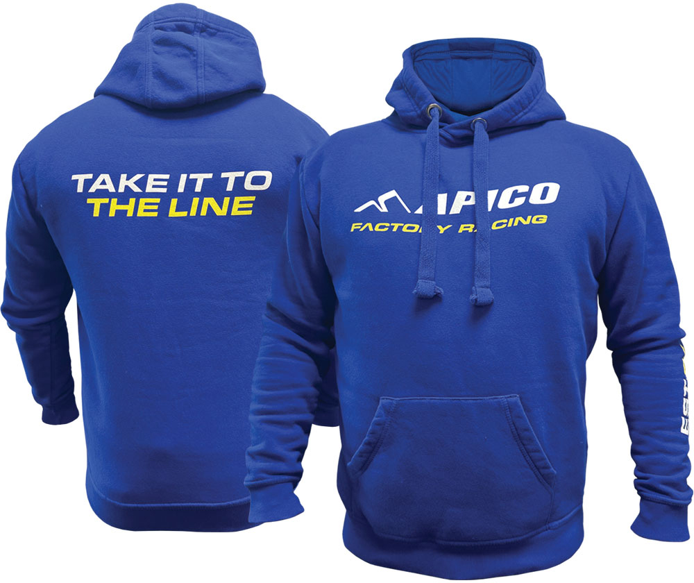 TEAM HOODIE ROYAL BLUE X-SMALL APICO 