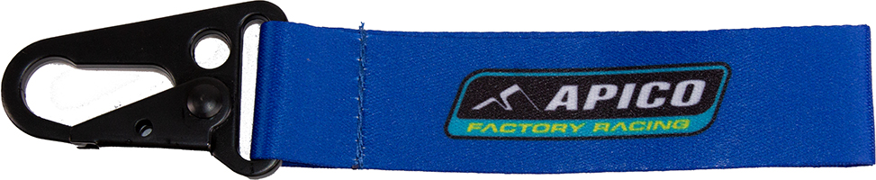 FACTORY RACING LANYARD SHORT BLUE APICO 