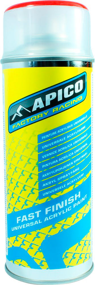 FAST FINISH PAINT UNIVERSAL ACRYLIC CRF RED (04-) 400 ML APICO 