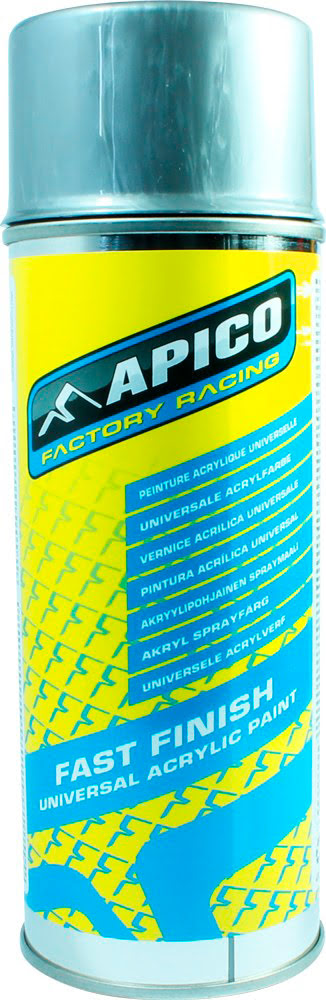 Tinta Spray cinza (pintura de chassi) 400ml APICO 