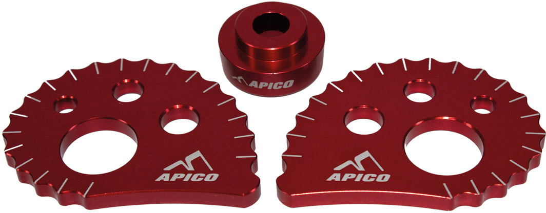 SNAIL CAM 20MM W / SPACER RED OVERSIZE APICO 