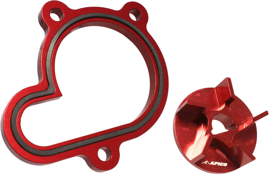WATER PUMP IMPELLER UP-GRADE KIT BETA REV / EVO 00-17 RED APICO 