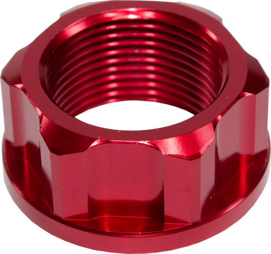 Porca do Eixo da Roda de Trás M25 X 1.5 Vermelha APICO 