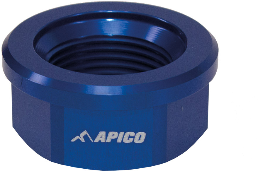 Porca do Eixo da Roda de Trás M22 X 1.5 Azul APICO 