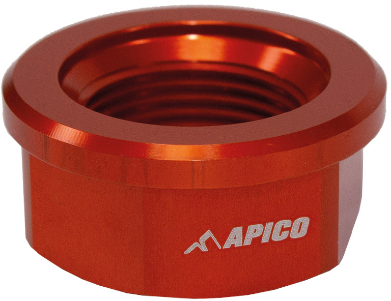 Porca do Eixo da Roda de Trás M22 X 1.5 Laranja APICO 