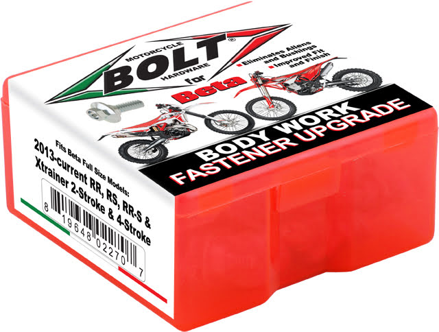 Kit de Parafusos para Plásticos BOLT BOLT MOTORCYCLE HARDWARE beta rr 2t 200 2019