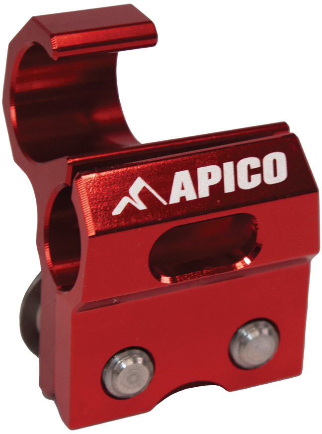 Suporte de tubo de travão Vermelho APICO 