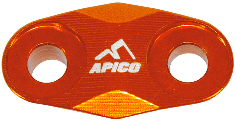 BRAKE HOSE CLAMP KTM / HQV / GAS SX / TC / MC 50-65 19-23 (R) ORANGE APICO 