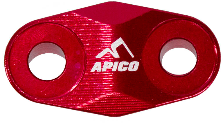 BRAKE HOSE CLAMP KTM / HQV / GAS SX / TC / MC 50-65 19-23 (R) RED APICO 