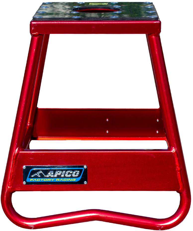 BIKE STAND STATIC BOX TYPE ALLOY (RED) APICO 