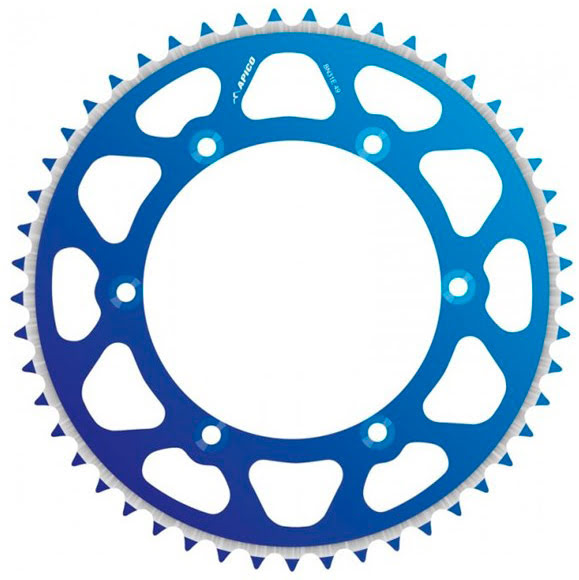 SPROCKET REAR EVOLITE YAMAHA BLUE 48T YZ / YZF / WRF 99-14 APICO fantic xx 125 2020