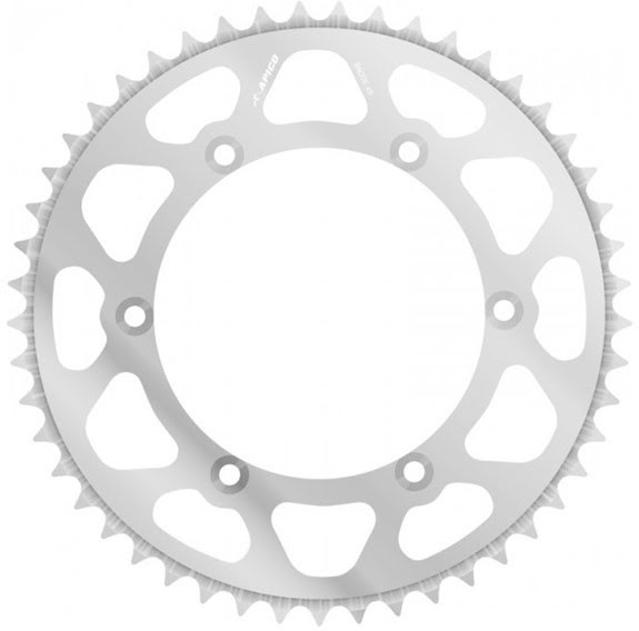 SPROCKET REAR EVOLITE KAWASAKI SILVER 51T KX125 / 250, KXF250 / APICO 