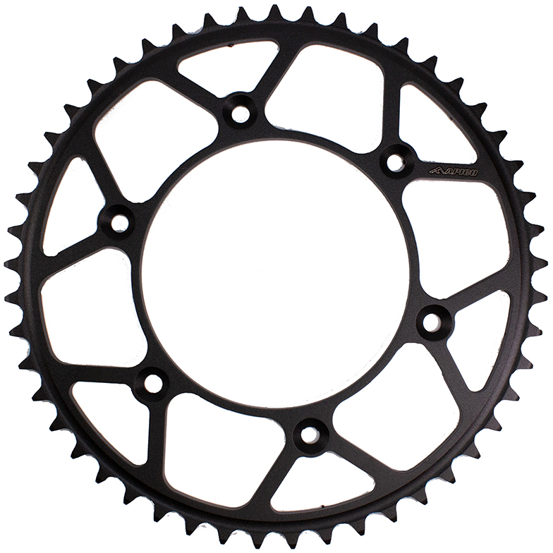 SPROCKET REAR STEEL HONDA CR / CRF 125 / 250 / 450 >25 47T BLACK APICO 