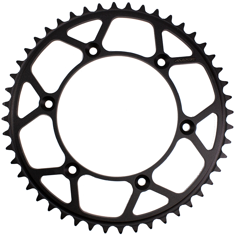 SPROCKET REAR STEEL YAMAHA YZ / YZF / WRF 125-450 99-23 47T BLACK APICO 
