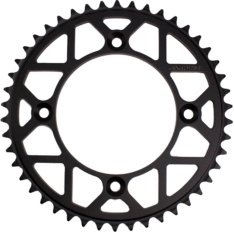 SPROCKET REAR STEEL YAMAHA YZ65 18-23 46T BLACK APICO 