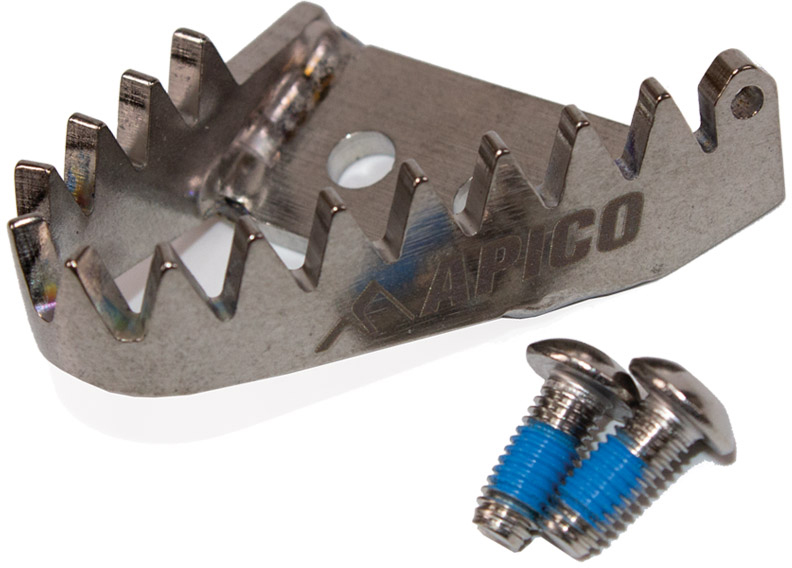 BRAKE PEDAL TIP OEM KTM / HQV SX / SX-F125-450 2023, TC / FC125-450 2023 TITANIUM (R) APICO 