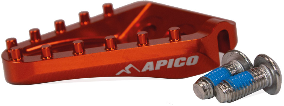 BRAKE PEDAL TIP OEM KTM / HQV SX / SX-F125-450 2023, TC / FC / TX / FX125-450 2023 ORANGE APICO 