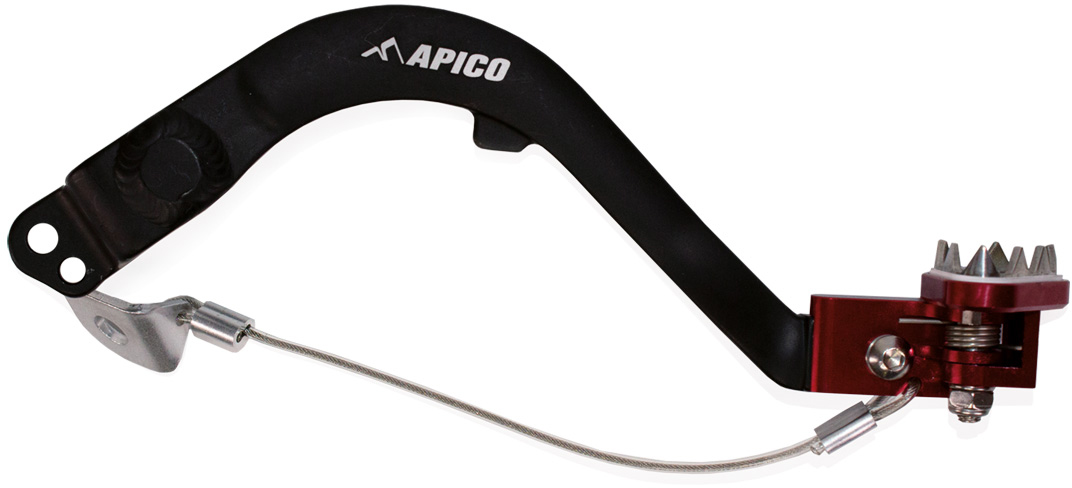 BRAKE PEDAL FORGED HONDA CRF300L / RL 20-25 BLACK / RED APICO 